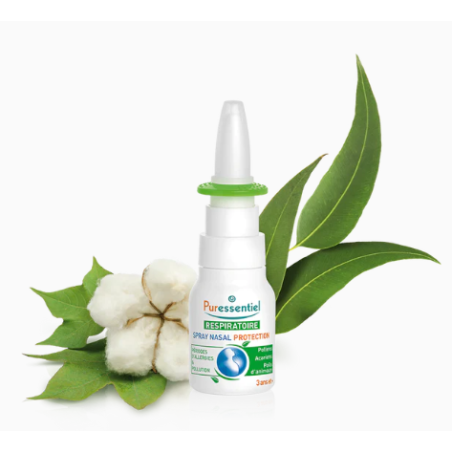 Spray Nasal Protection Allergies aux Huiles Essentielles Bio Puressentiel -Flacon De 20 ml