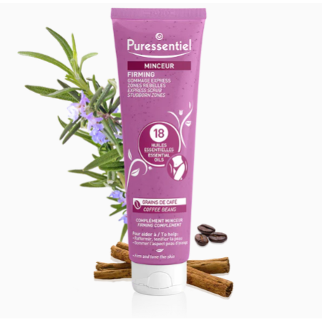 Slimming Express Scrub - Rebellious Areas - 18 Essential Oils - Puressentiel - 150 ml