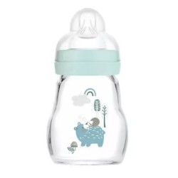Biberon en Verre - MAM - Motif Ourson - 170 ml
