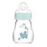  Glass Baby Bottle - MAM - Bear Pattern - 170 ml Mam