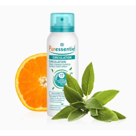 Spray Tonique Express Circulation Puressentiel, 100 ml