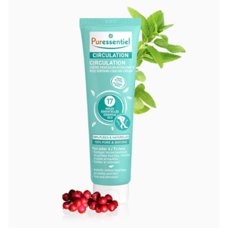 Puressentiel Circulation Moisturizing Refreshing Cream 100ml