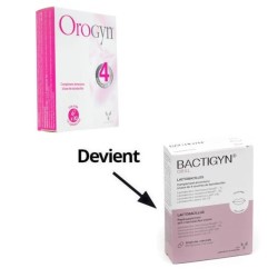  Bactigyn remplace Orogyn - lactobacilles pour la flore vaginale - 30 gelules - Orogyn,