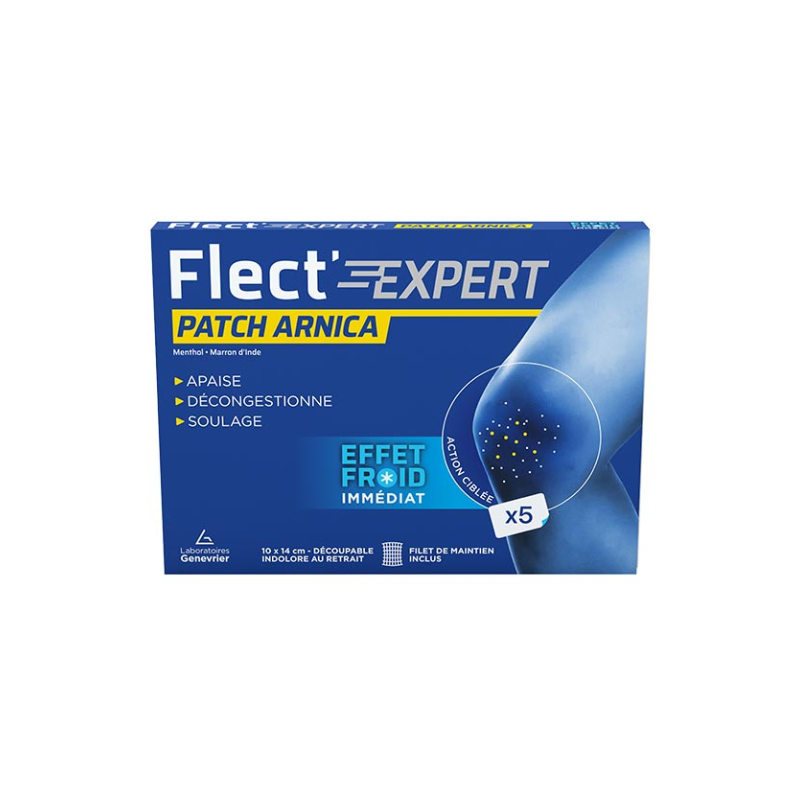 Arnica Patch - Blue Blows Bumps - Flect'Expert - 5 Patches