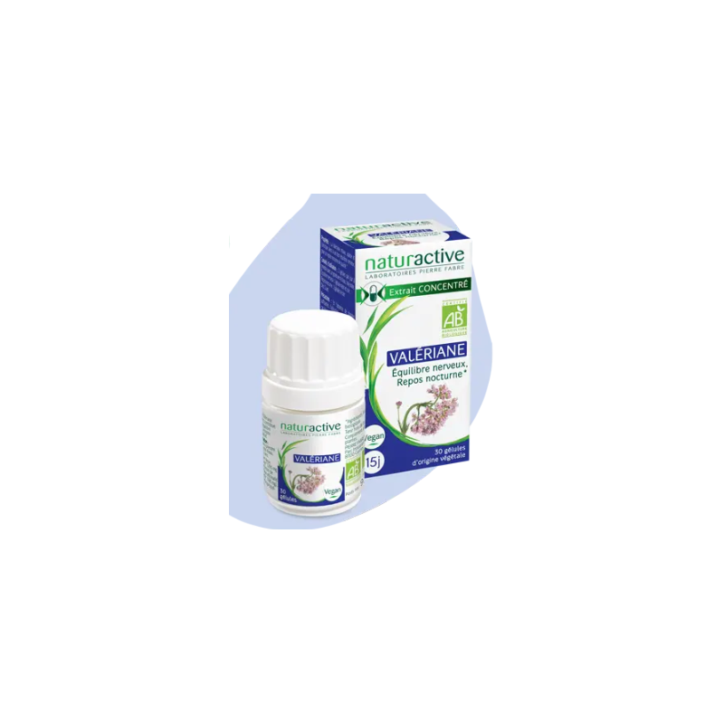 Valerian - Nervousness & Sleep - Naturactive - 30 Capsules