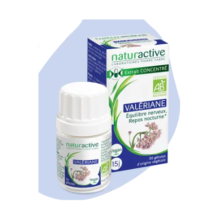 Valerian - Nervousness & Sleep - Naturactive - 30 Capsules
