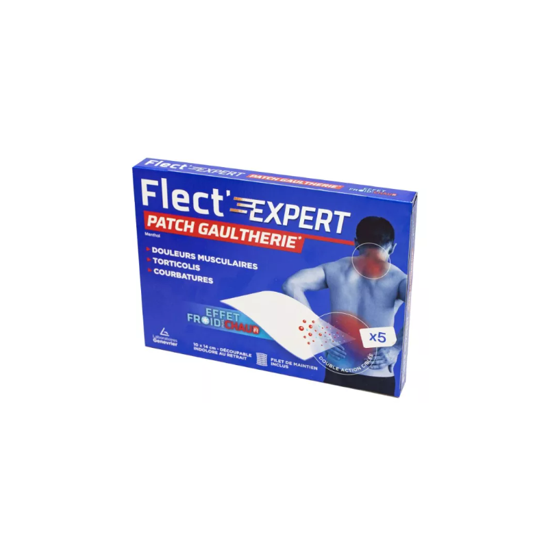 Wintergreen Patch - Muscle Pain & Aches - Flect'Expert - 5 Patches