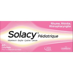 Solacy Children's Solution – to relieve cold-like conditions – Pack of 60 Soluble Tablets Solacy