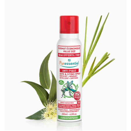 Anti-Pique Spray Répulsif Puressentiel, 200 ml