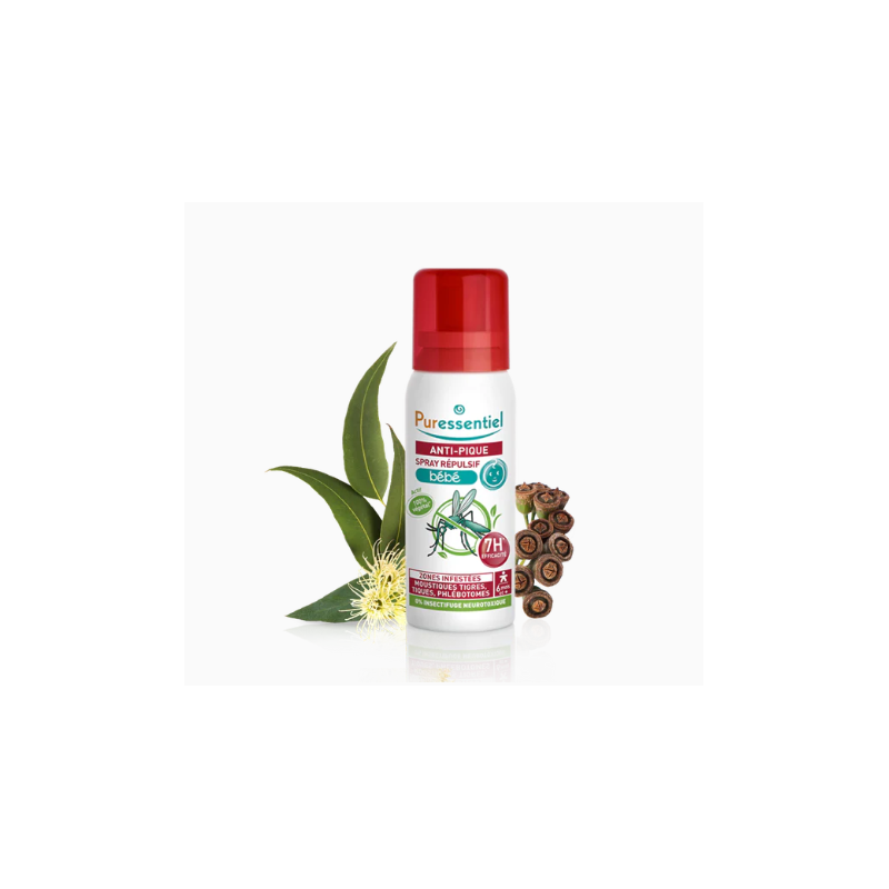 Anti-Bite - Baby Repellent Spray - Puressentiel - 60 ml (Expiry date 03/2026)