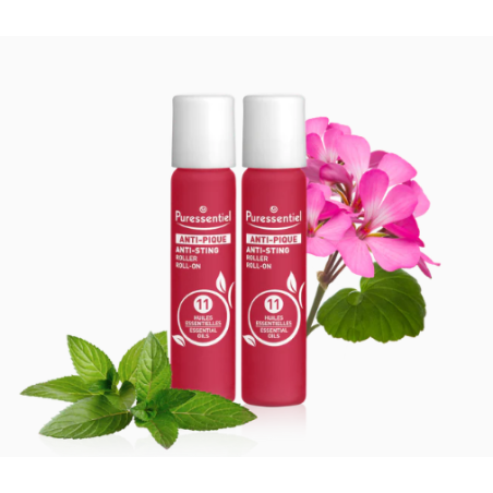 Anti Pique Roller Multi-Apaisant Puressentiel, Lot de 2*5 ml