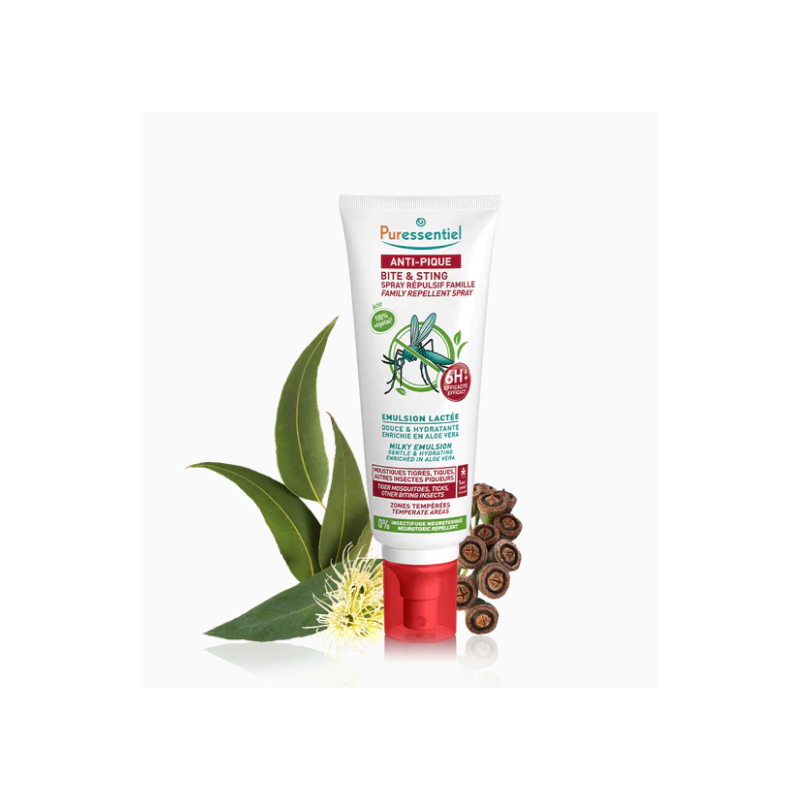 Anti-Sting Milky Emulsion Puressentiel Repellent Spray, 100 ml