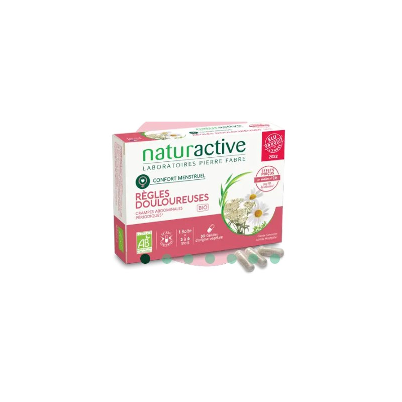  Painful Menstruation - Concentrated Extracts - Naturactive - 30 Capsules Naturactive