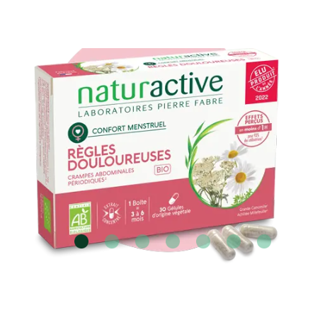  Painful Menstruation - Concentrated Extracts - Naturactive - 30 Capsules Naturactive
