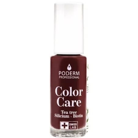 Care Nail Polish - Red Black n°437 - Poderm - 8 ml
