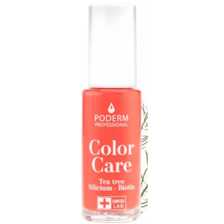 Vernis à Ongles Soin - Rose Corail n°273 - Poderm - 8 ml