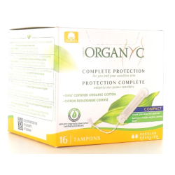 Tampons - Regular Flow - Organyc - 16 Tampons (Unique)