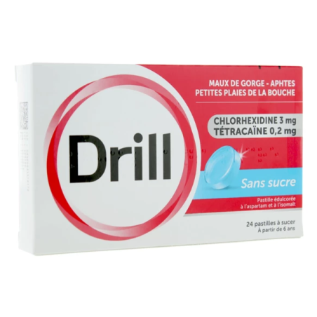 Sugar Free Anise & Mint Throat Lozenge - Drill - 24 Lozenges