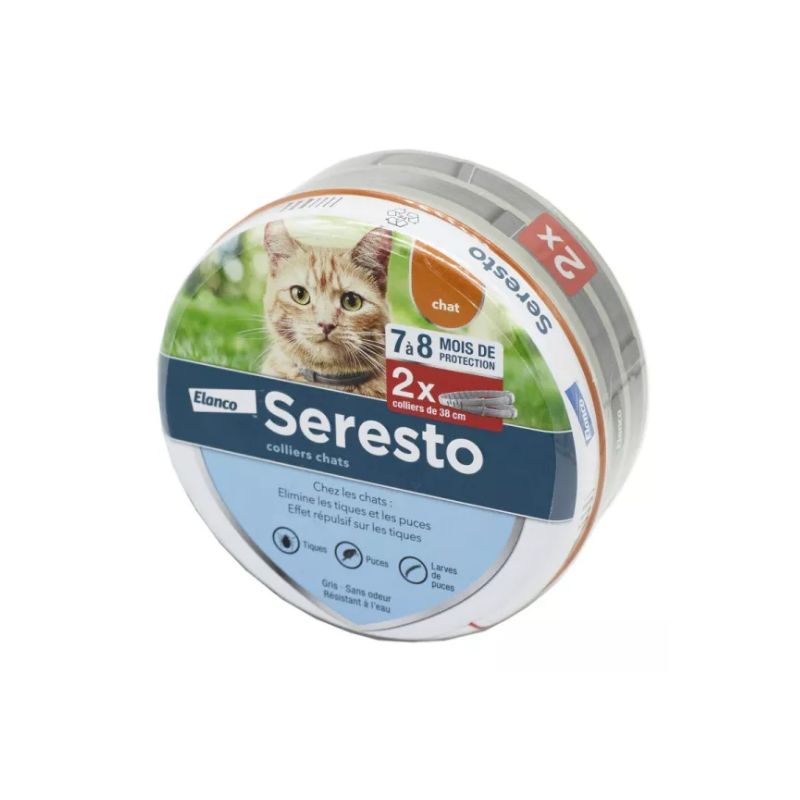 Seresto - Cat Flea Control - 2 collars