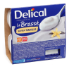 Brassé à la vanille - Crème dessert lactée - Sans gluten - Délical - 4x200g