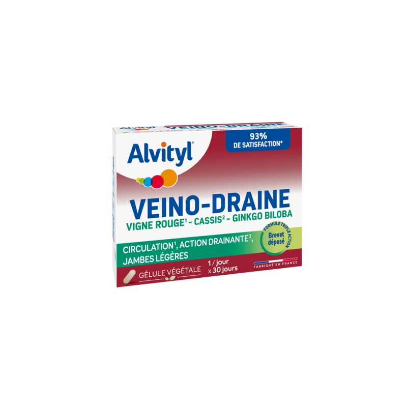 Circulation - Light Legs - Veino-Drain - Alvityl - 30 capsules
