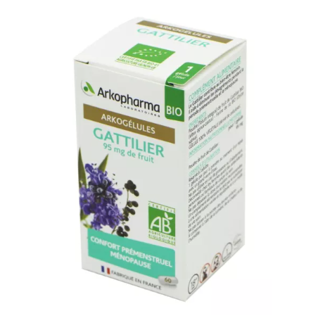 Gattilier - Confort Prémenstruel - Ménopause - 60 Gélules