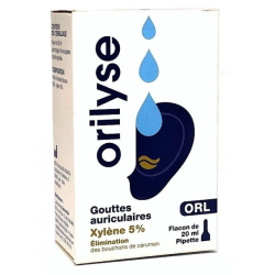 Gouttes Auriculaires - Bouchons Cérumen - Orilyse - 20 ml
