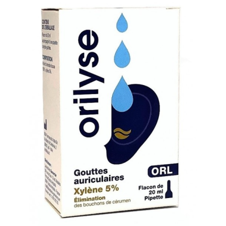 Gouttes Auriculaires - Bouchons Cérumen - Orilyse - 20 ml