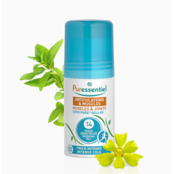 Articulations et Muscles Roller Cryo Pure Aux 14 Huiles Essentielles, Puressentiel, 75 ml