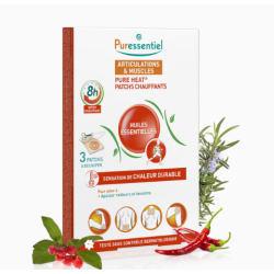 Joints and Muscles Pure Heat Heating Patches, Puressentiel, 3 patches