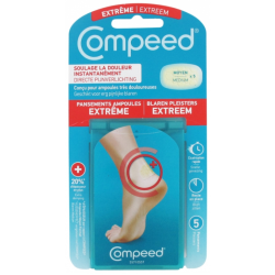 Extreme Blister Dressings - Pain Relief - Compeed - 5 Medium Dressings