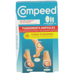 Pansements Ampoules - Soulage la Douleur - Compeed - 10 Pansements