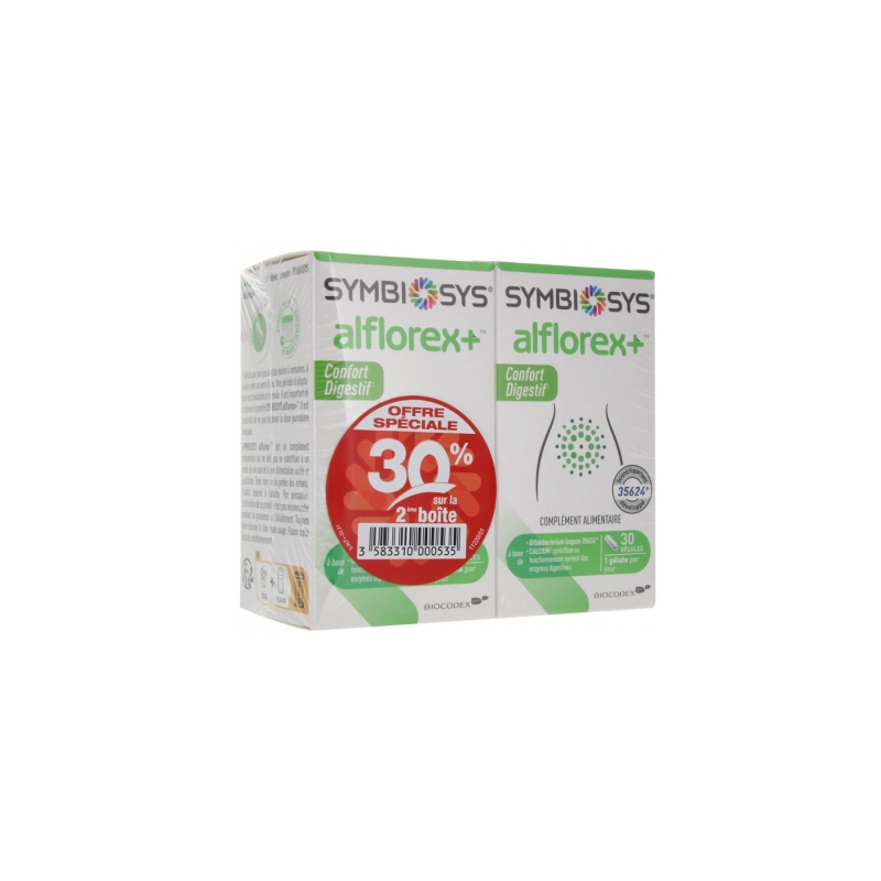 Symbiosis Alflorex - Intestin Irritable - Biocodex - 60 gélules
