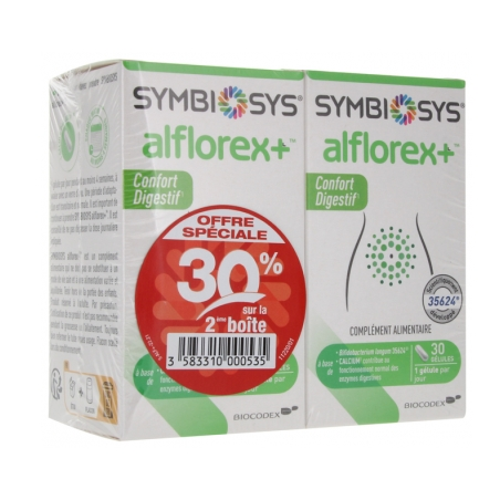 Symbiosis Alflorex - Intestin Irritable - Biocodex - 60 gélules