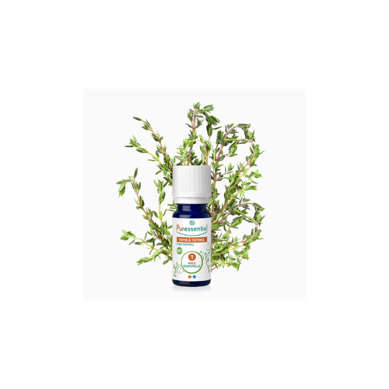 Huile Essentielle Thym Thymol Bio, Puressentiel, 5 ml