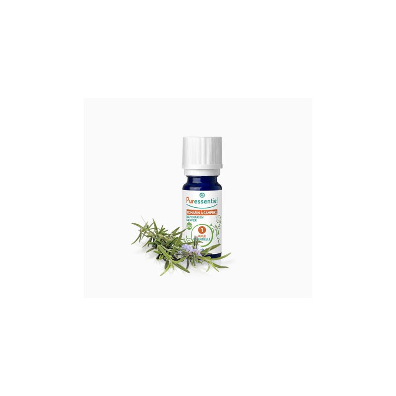 Huile Essentielle Romarin À Camphre Bio, Puressentiel, 10 ml