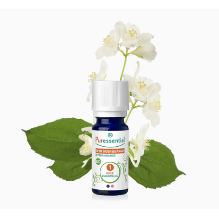 Huile Essentielle Petit Grain Bigarade Bio, Puressentiel, 10 ml