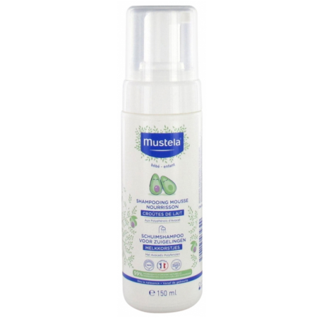 Infant Foam Shampoo - Milk Crusts - Mustela - 150 ml