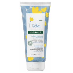 Crème Lavante Cold Cream - Calendula Apaisant - Klorane Bébé - 200 ml