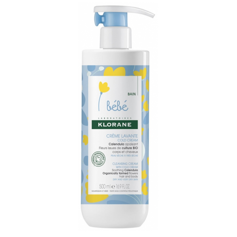 Cleansing Cream - Cold Cream & Calendula - Klorane Baby - 500 ml