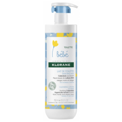 No-Rinse Cleansing Milk - With Soothing Calendula - Klorane Baby - 750ml