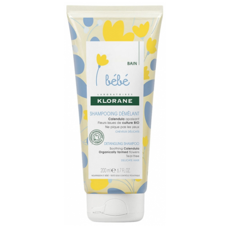 Detangling Shampoo - Soothing Calendula - Delicate Hair - Klorane Baby - 200ml