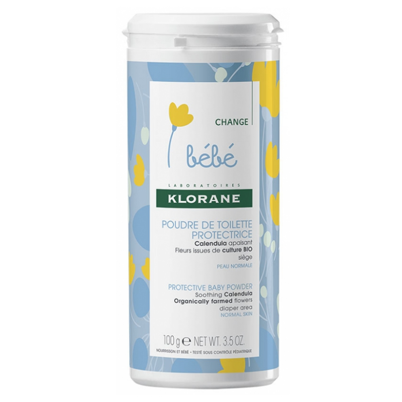 Poudre De Toilette Protectrice - Calendula Apaisant - Klorane Bébé - 100g