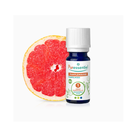 Organic Grapefruit Essential Oil, Puressentiel - 10ml