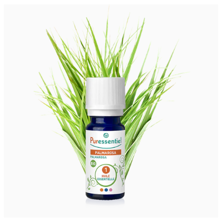 Huile Essentielle Palmarosa Bio, Puressentiel 10 ml