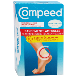  Blister Bandages - Pain Relief - Compeed - 10 Bandages Compeed