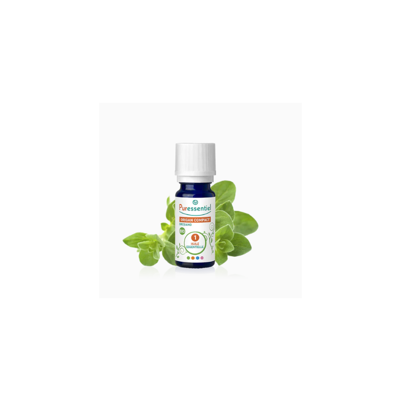 Organic Oregano Compact Essential Oil, Puressentiel, 5ml
