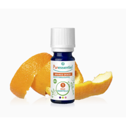 Huile Essentielle Orange Douce Bio, Puressentiel, 10 ml