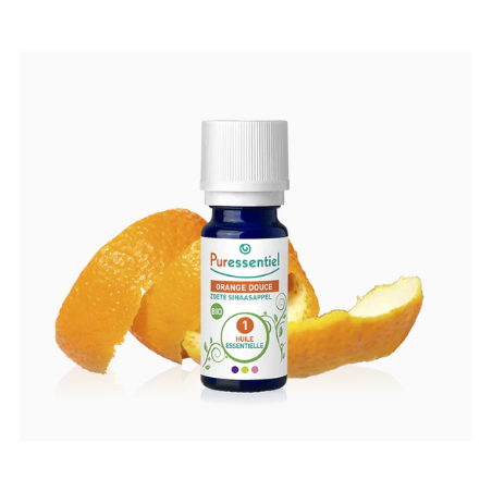 Organic Sweet Orange Essential Oil, Puressentiel, 10 ml