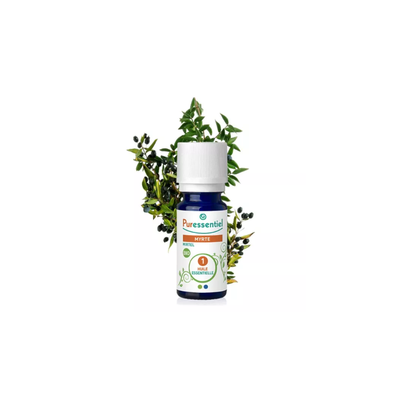 Organic Myrtle Essential Oil, Puressentiel, 5 ml